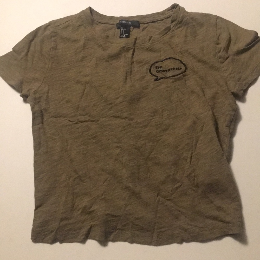 Forever 21 cropped top t-shirt